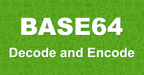 w3 schools javascript base64 decode